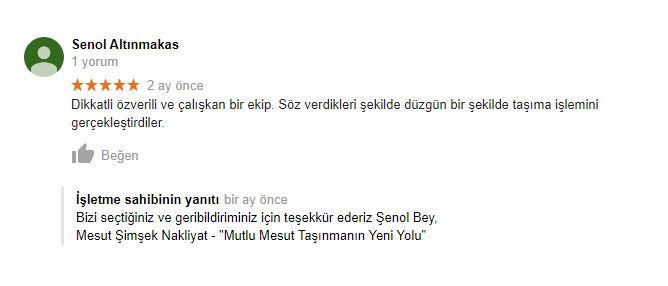 Denizli Evden Eve Nakliyat Yorumları (Mesut Şimşek Nakliyat)